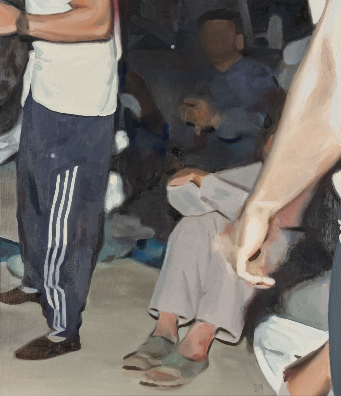 Balogh Kristóf József: Adidas, 76x64cm, 2024